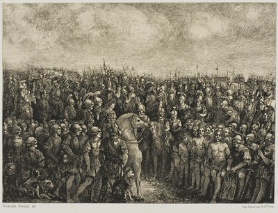 Cesare e i suoi prigionieri da Rodolphe Bresdin