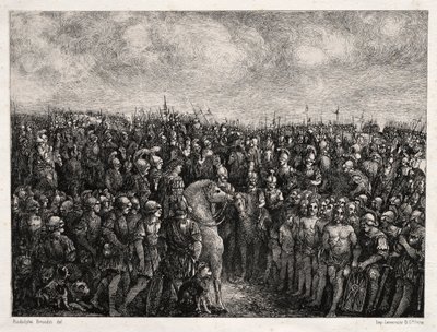Cesare e i suoi prigionieri, 1878 da Rodolphe Bresdin