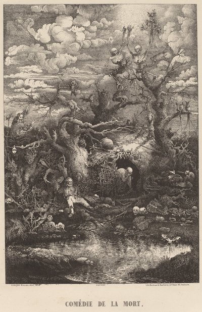 Commedia della Morte da Rodolphe Bresdin
