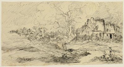 Paesaggio di campagna da Rodolphe Bresdin
