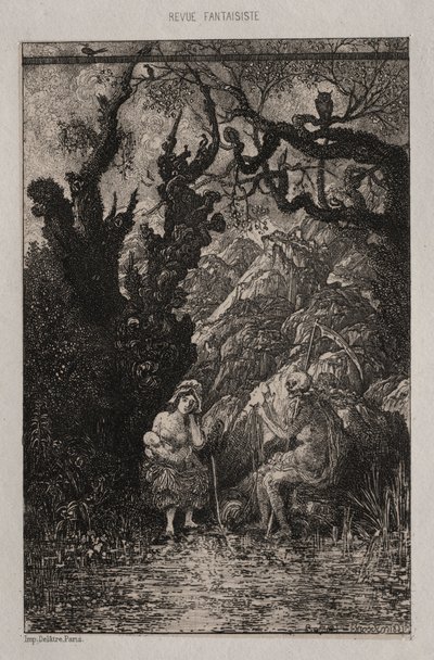 La morte e la giovane madre da Rodolphe Bresdin