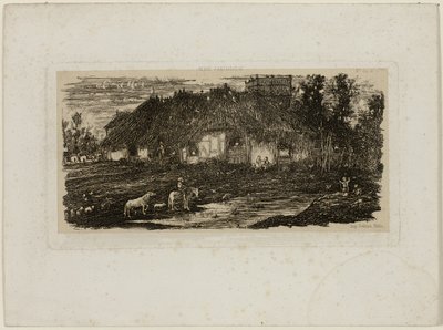 Cortile della Fattoria, da Revue Fantaisiste da Rodolphe Bresdin