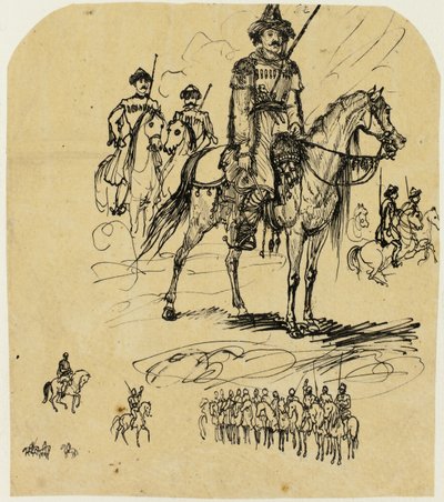 Cavalleria russa da Rodolphe Bresdin