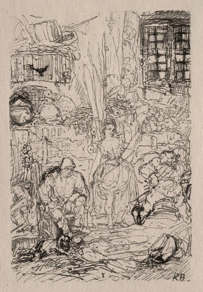 Interno del filatore da Rodolphe Bresdin