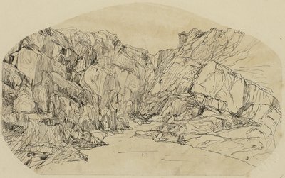 Vapore in una gola da Rodolphe Bresdin