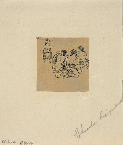 Studio dei bagnanti da Rodolphe Bresdin