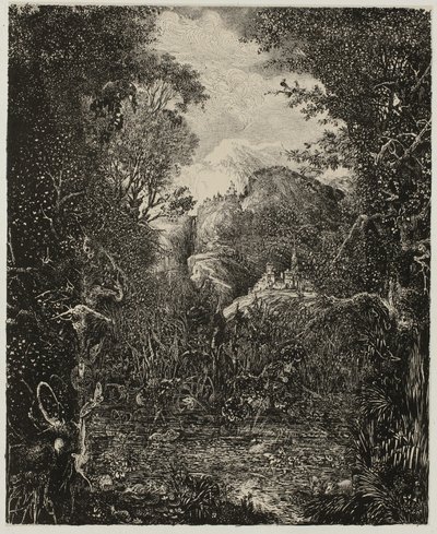 Le città oltre la palude da Rodolphe Bresdin
