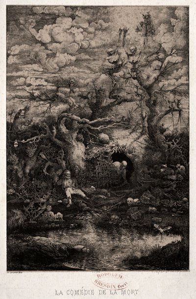 La commedia della morte da Rodolphe Bresdin
