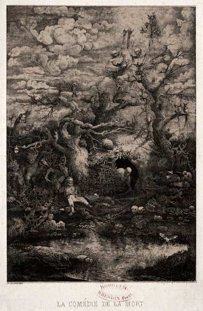 La commedia della morte da Rodolphe Bresdin