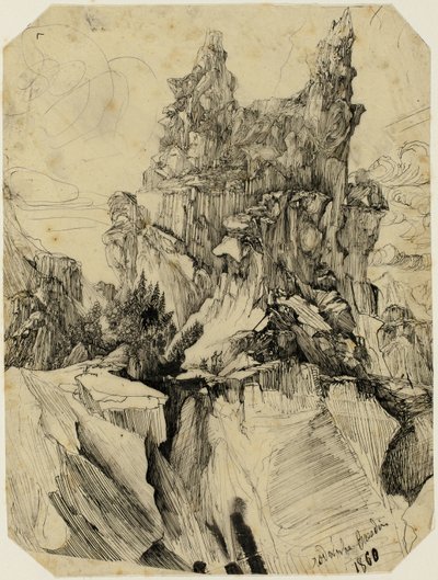 Il crepaccio da Rodolphe Bresdin