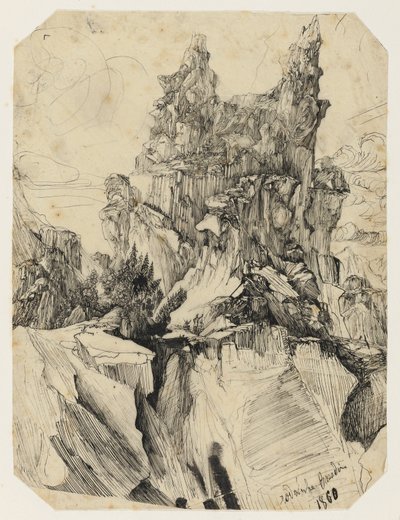 La crepa, 1860 da Rodolphe Bresdin