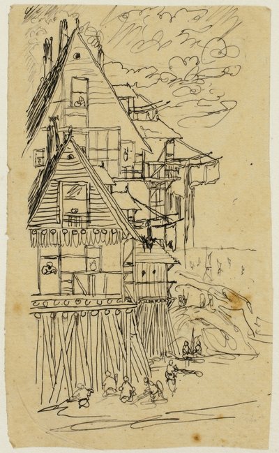 Il bordo della costa da Rodolphe Bresdin
