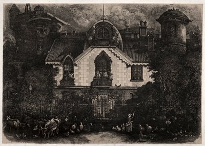 La casa incantata, 1871 da Rodolphe Bresdin