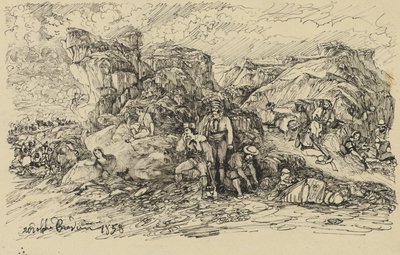 I Contrabbandieri, 1858 da Rodolphe Bresdin