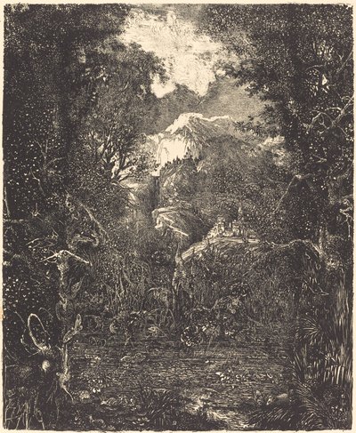 Le città dietro la palude da Rodolphe Bresdin