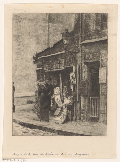 Negozio di stampe da Rodolphe Piguet