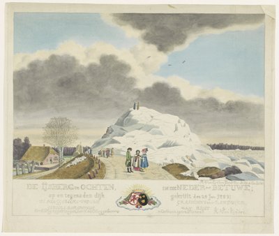 Kruiend ijs te Ochten, 1789 da Roeland van Eynden