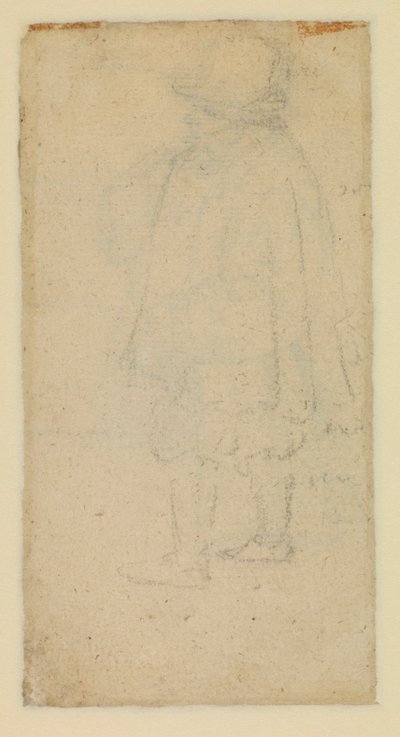 Uomo visto da dietro (verso) da Roelandt Jacobsz and Bruegel Pieter the Elder Savery