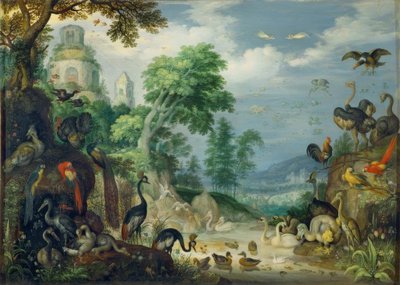 Paesaggio con uccelli da Roelandt Savery