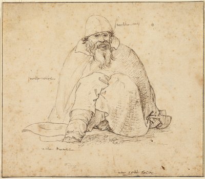 Uomo seduto da Roelandt Savery