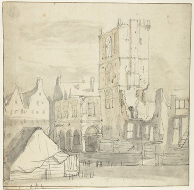 Rovine del Vecchio Municipio di Amsterdam, dopo l