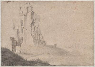 Rovina della casa Ter Kleef vicino a Haarlem da Roelant Roghman
