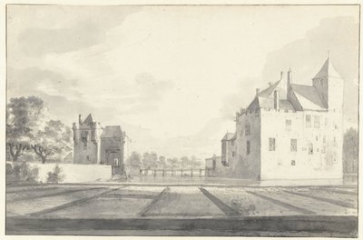 Veduta di Huis Beverweerd, vista da nord-est da Roelant Roghman