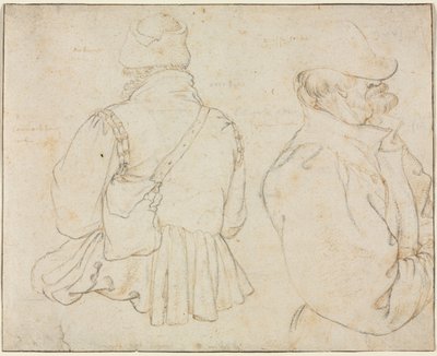 Due contadini boemi a mezzo busto, c. 1605-1610 da Roelant Savery