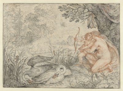 Venere che incita Cupido a scoccare la sua freccia contro Plutone da Roelant Savery