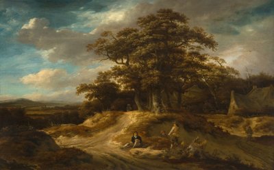 Viaggiatori al Margine di un Villaggio da Roelof Van Vries