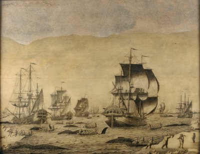 Balenieri olandesi nel ghiaccio da Roelof van Salm