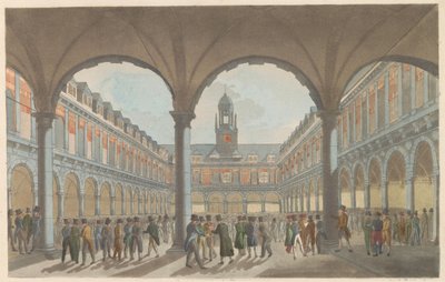 Borsa di Amsterdam, ca. 1825 da Roelof van der Meulen