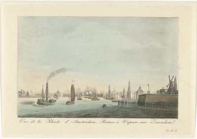 Veduta del porto di Amsterdam da Roelof van der Meulen