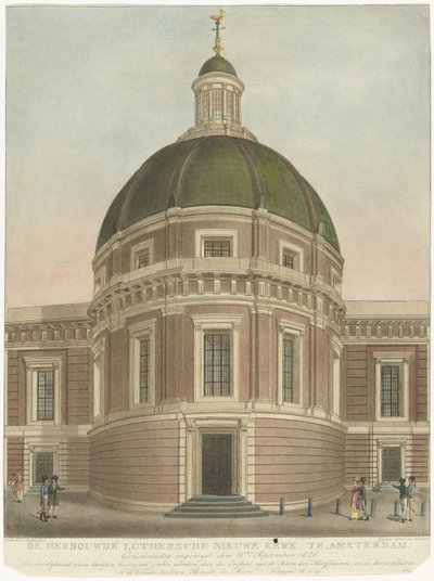 Nuova Chiesa Luterana ricostruita ad Amsterdam da Roelof van der Meulen