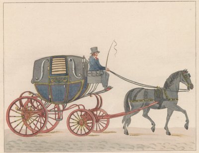 Carrozza ad Amsterdam, ca. 1825 da Roelof van der Meulen