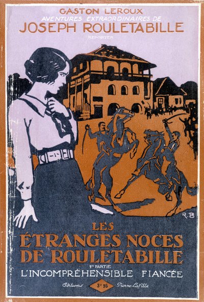Copertina del libro "Les étranges noces de Rouletabille da Roger Broders