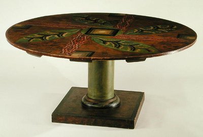 Tavolo circolare, c.1913-14 da Roger Eliot Fry