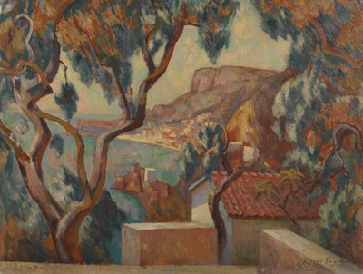 Veduta della Costa Azzurra, Mentone, 1916 da Roger Eliot Fry
