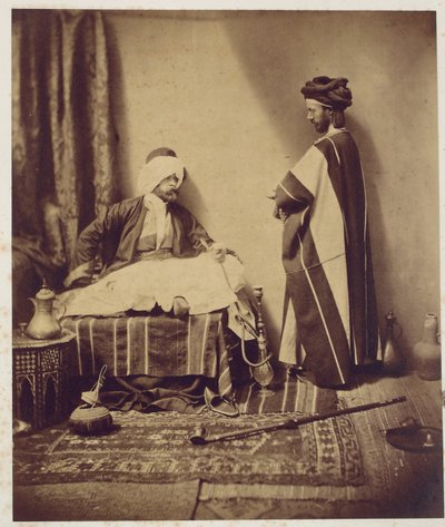 Una conversazione mentre si fuma da Roger Fenton