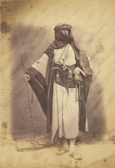 Capo arabo presso il quartier generale turco. da Roger Fenton