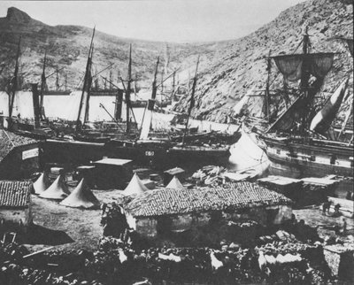 Porto di Balaclava durante la Guerra di Crimea da Roger Fenton