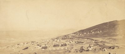 Campo del 4° Dragoni Leggeri, quartieri degli ufficiali. da Roger Fenton