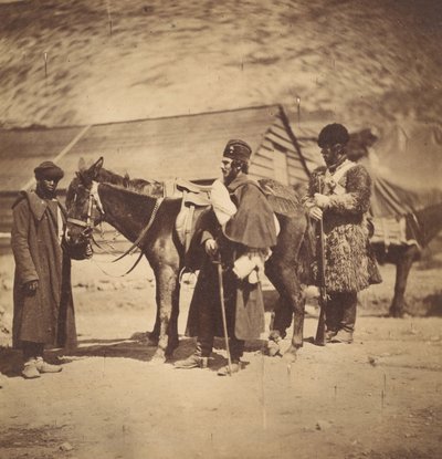 Capitano Burnaby delle Guardie Granatieri, 1855 da Roger Fenton