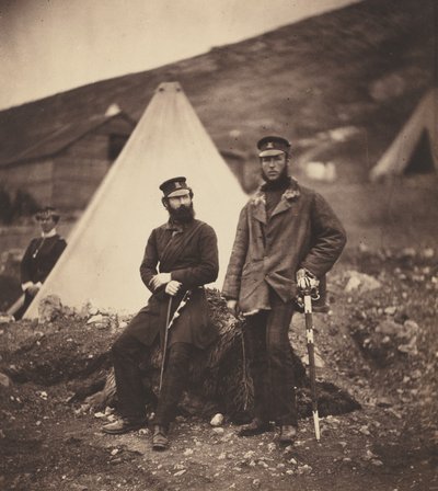 Capitano Graham e Capitano MacLeod, 42º Reggimento da Roger Fenton