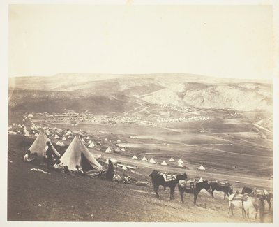 Campo di cavalleria, Balaklava da Roger Fenton