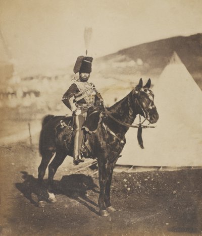 Cornetta Henry John Wilkin, 11° Ussari, 1855 da Roger Fenton