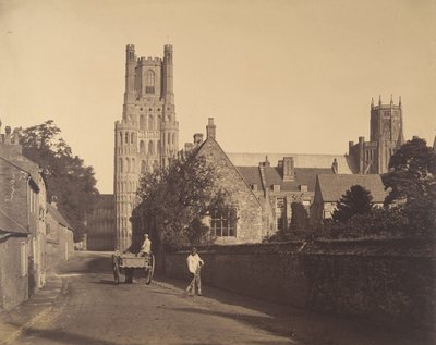 Cattedrale di Ely, dalla Grammar School, 1857 da Roger Fenton