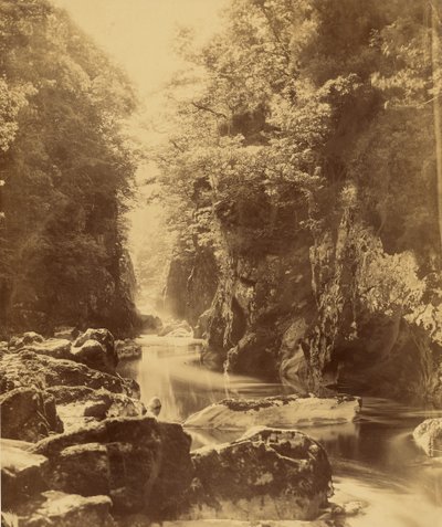 Foss Nevin, sul fiume Conway (Galles). da Roger Fenton