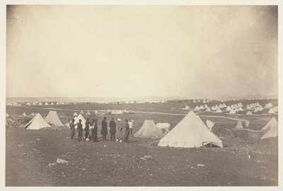 Il quartiere del generale Bosquet con lo sguardo rivolto alla fattoria Mackenzie da Roger Fenton