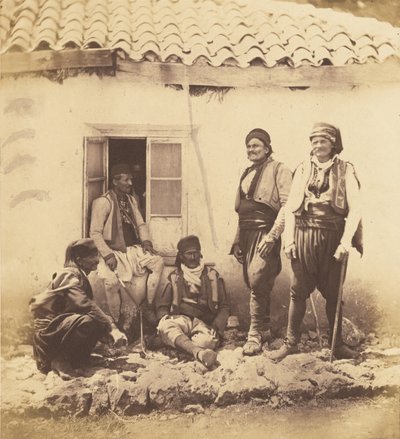 Gruppo di montenegrini. da Roger Fenton